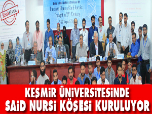 Keşmir Üniversitesinde Said Nursi köşesi kuruluyor