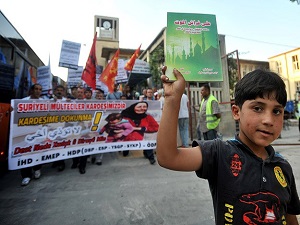 Gaziantep'te Suriyeli Kardeşime Dokunma yürüyüşü