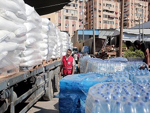 Türk Kızılayı'nın Gazze'ye yardımları ulaştı