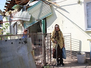 Manzara çatışmaların şiddetini gözler önüne seriyor