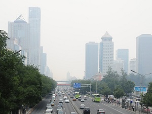 Pekin'de yaz da olsa hava kirli