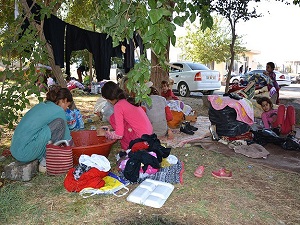 Yezidilerin şantiyedeki yaşam mücadelesi
