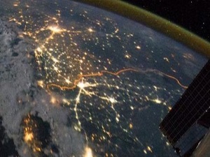 Düşmanlık uzaydan bile görüntülendi!