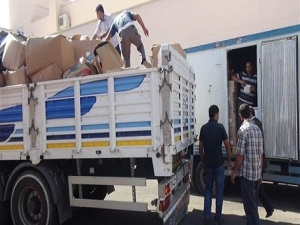 Kocaeli'den Irak'a yardım tırı