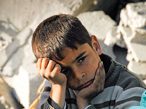 Gazzeli çocuklar içine kapandı!