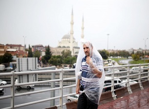İstanbul'da etkili yağış
