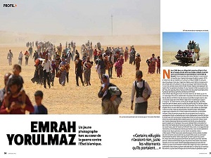 Yezidilerin ölüm yürüyüşü fotoğrafı dünya basınında