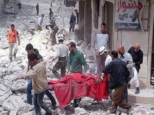 ABD Suriye'de 5'i çocuk 24 sivili katletti!