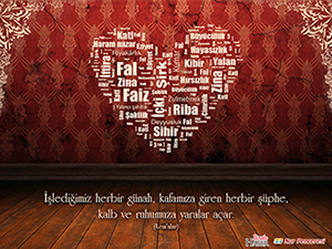 Risale-i Nur'dan vecizeli duvar kağıdı