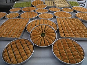 Baklavacıların bayram yoğunluğu