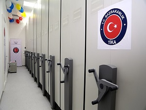 Bosna'da yakılan Devlet Arşivleri'ne TİKA sahip çıktı