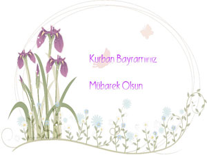 Kurban Bayramınız mübarek olsun