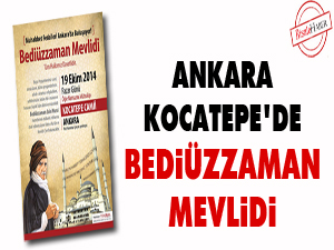 Ankara Kocatepe'de Bediüzzaman Mevlidi