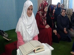 40 yaşında hafız oldu