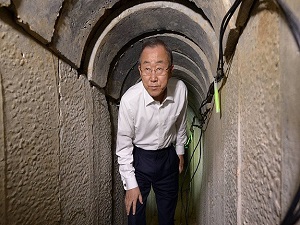 Ban Hamas tünellerini inceledi