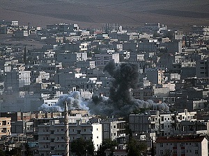 Kobani'de yaralananlar Türkiye'de tedavi ediliyor