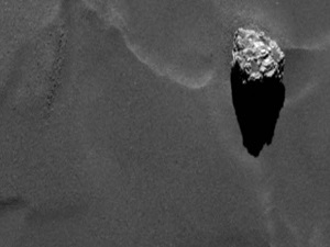 İşte kuyruklu yıldızdaki piramit