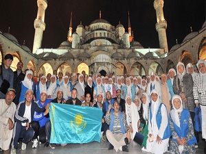 Kazak hacıların İstanbul ziyareti