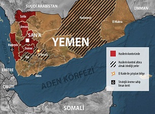 Yemen'de Husilerin ilerleyişi sürüyor