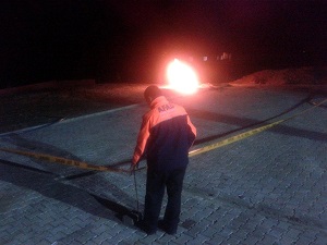 Su ararken gaz buldular