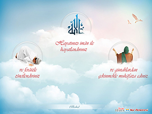 Risale-i Nur'dan vecizeli duvar kağıdı