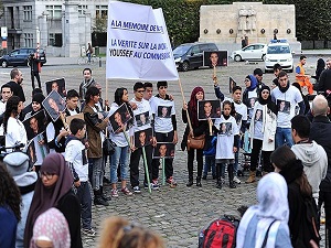 İslam düşmanlığını durdurun gösterisi