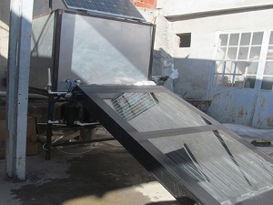 Güneş enerjisiyle çalışan sebze, meyve kurutma fırını yaptı