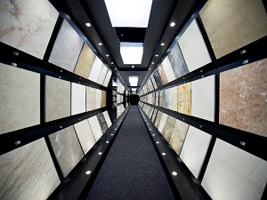 Bu kütüphanede kitap yerine taş sergileniyor