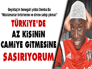 Türkiye'de az kişinin camiye gitmesine şaşırıyorum