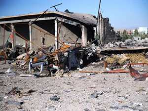 Geriye harabe şehir bıraktılar