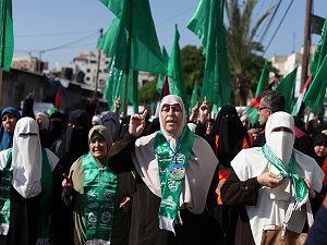 Gazze'de Mescid-i Aksa'ya destek gösterisi