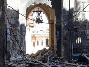 Yahudi işgalciler camiyi yaktı