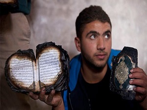 İsrailli radikaller Batı Şeria’da cami yaktı