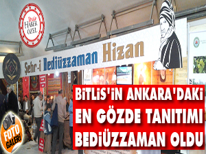 Bitlis'in Ankara'daki en gözde tanıtımı Bediüzzaman oldu
