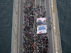 Mescid-i Aksa için yürüdüler