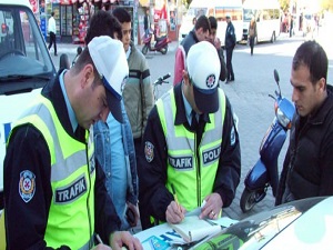Günlük 7,5 milyon lira trafik cezası kesildi