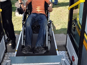 Engelli vatandaşlara yönelik otobüs seferi