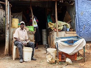 Nairobi'de 2 milyondan fazla kişi barakalarda yaşıyor