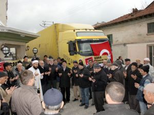 Karacabey'den Suriye'ye 5. Yardım Tır'ı