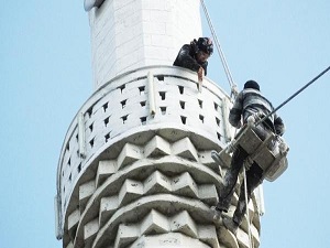 Minare Boyacıları Yüksekliğe Meydan Okuyor