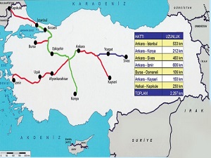 Yüksek Hızlı Tren'le birbirine bağlanacak 14 şehir
