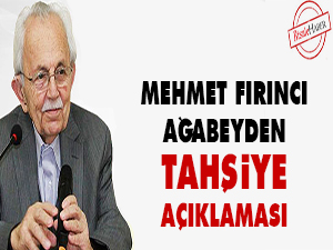 Fırıncı ağabeyden Tahşiye açıklaması