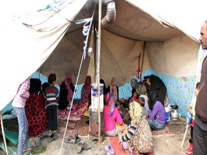 Suriyeli bebek soğuktan öldü