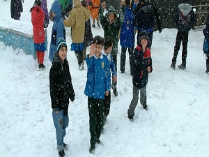 Bu ilçede okullar tatil edildi