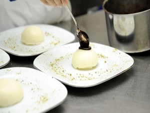 Keçi peyniri muhallebi oldu