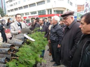 Öğrenciler Kuraklığa Karşı Fidan Dağıttı