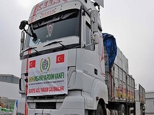 İHH'nın Suriye'ye yardım tırları yola çıktı