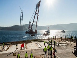 3. köprüde 450 tonluk operasyon