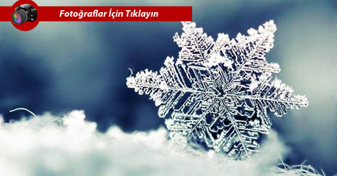 Başınıza düşen kar tanelerinin eşsiz mucizesi