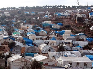 Şiddetli yağışlar Atme çadır kentini vurdu